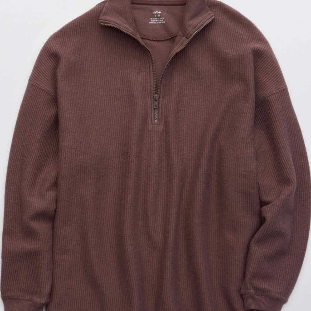 Aerie Ribbed Oversized Sweater